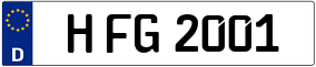 Truck License Plate